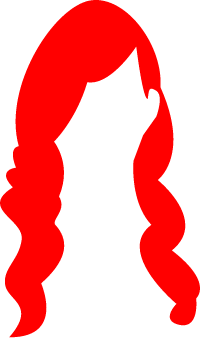 COIFFURE FEMME ROUGE logo macaron coiffure femme coiffure à domicile valence drôme